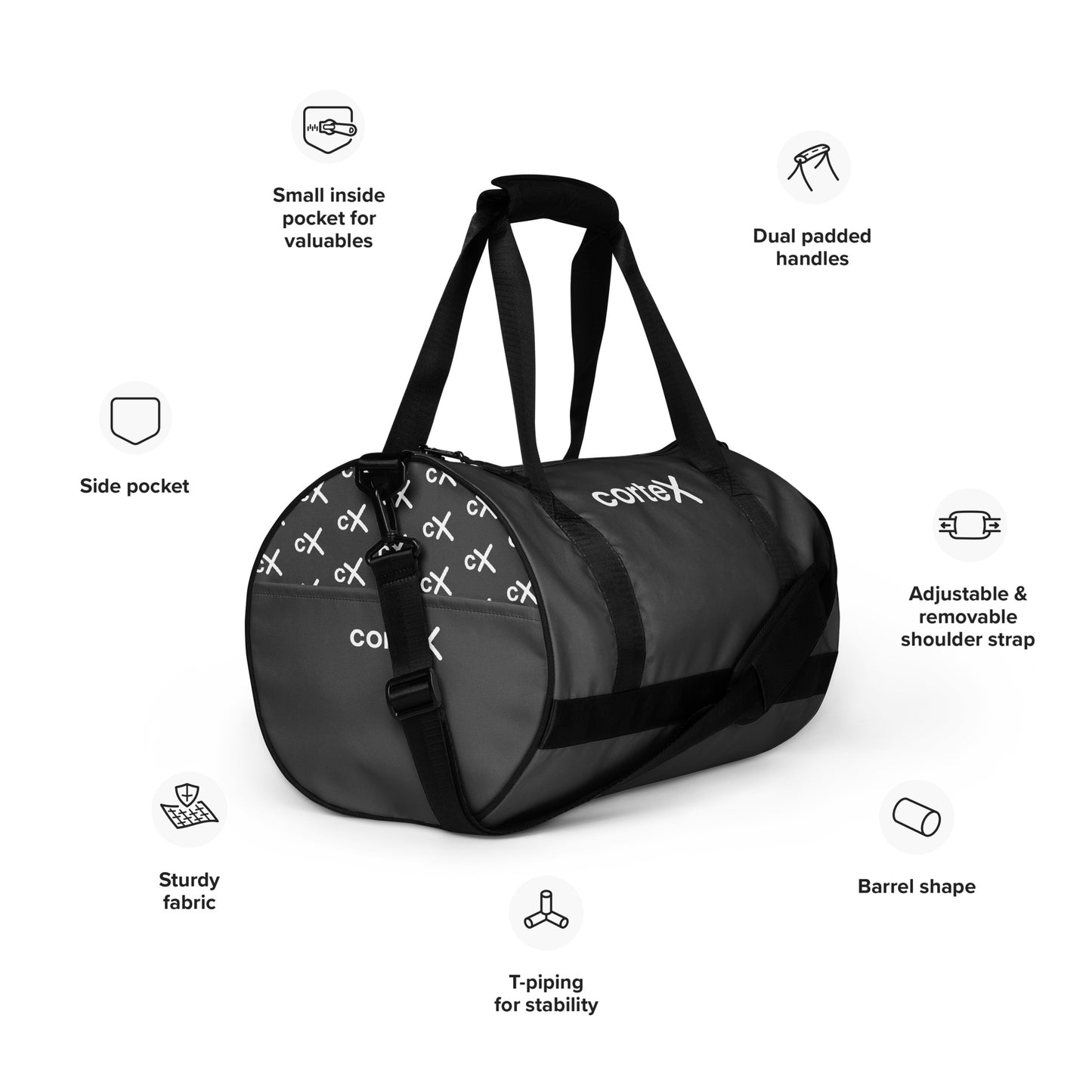 All-over print gym bag